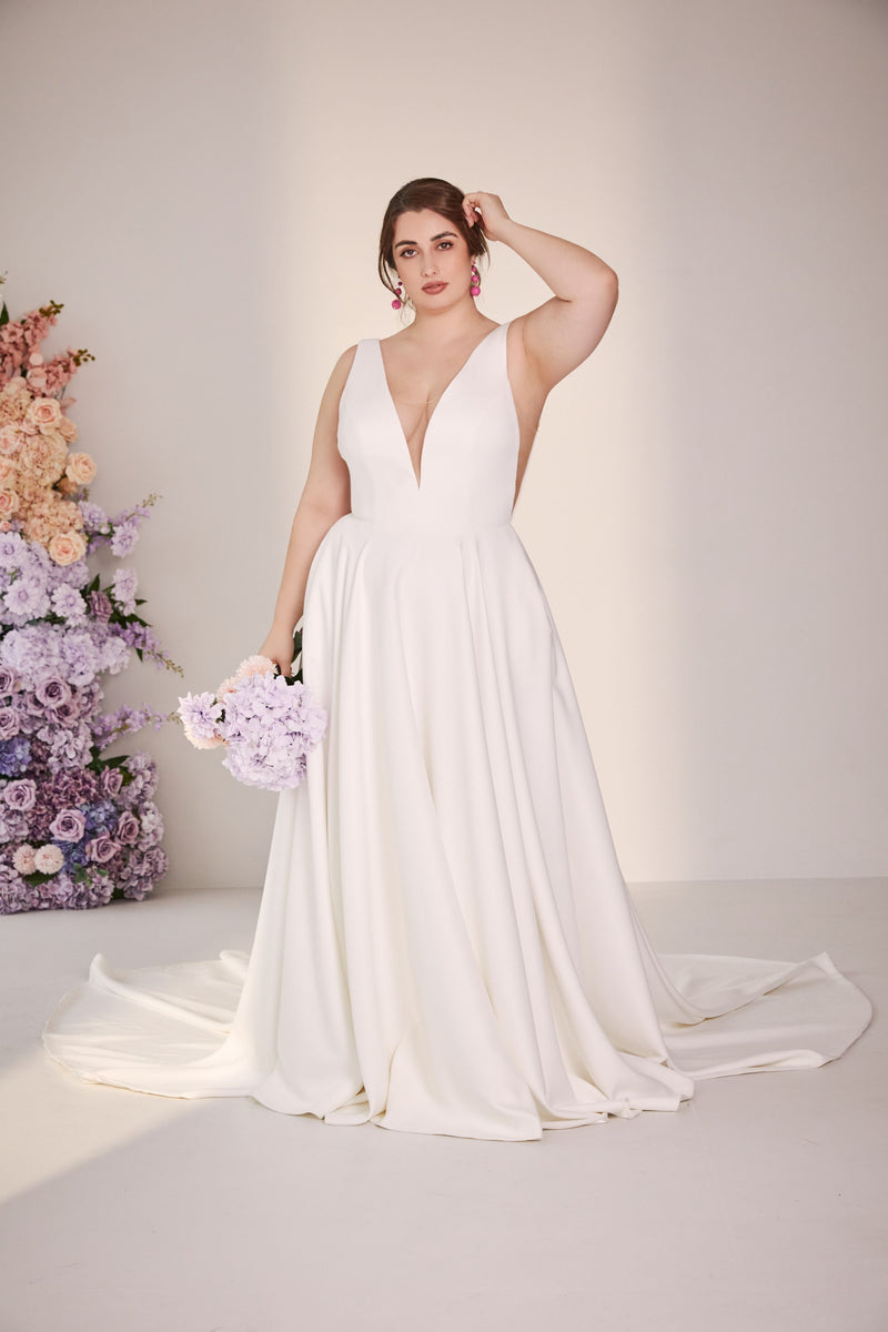 Monique Designer Wedding Dress  JESSICA COUTURE – Jessica Couture