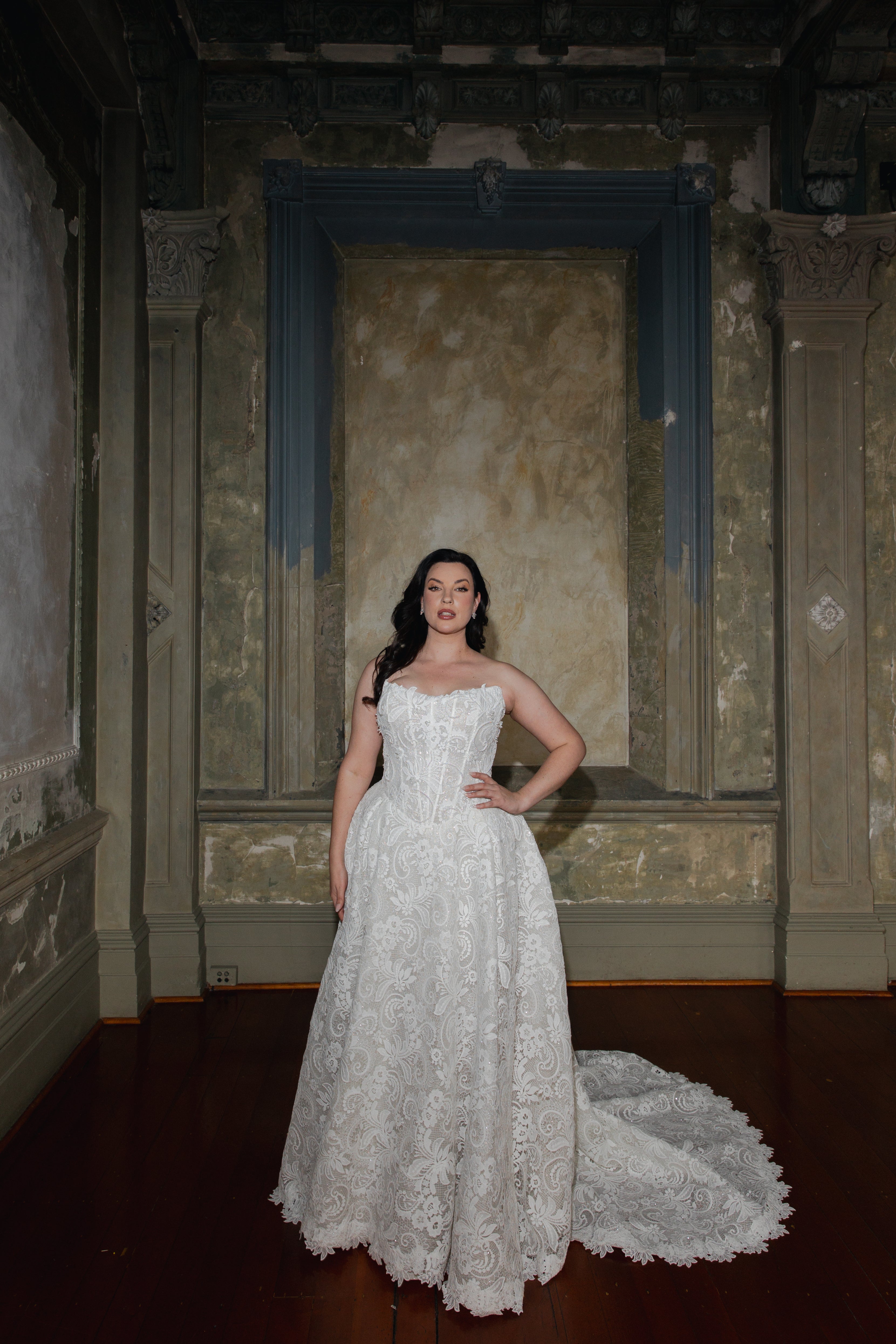 Vogue Wedding Gown by JESSICA COUTURE Roselle collection – Jessica