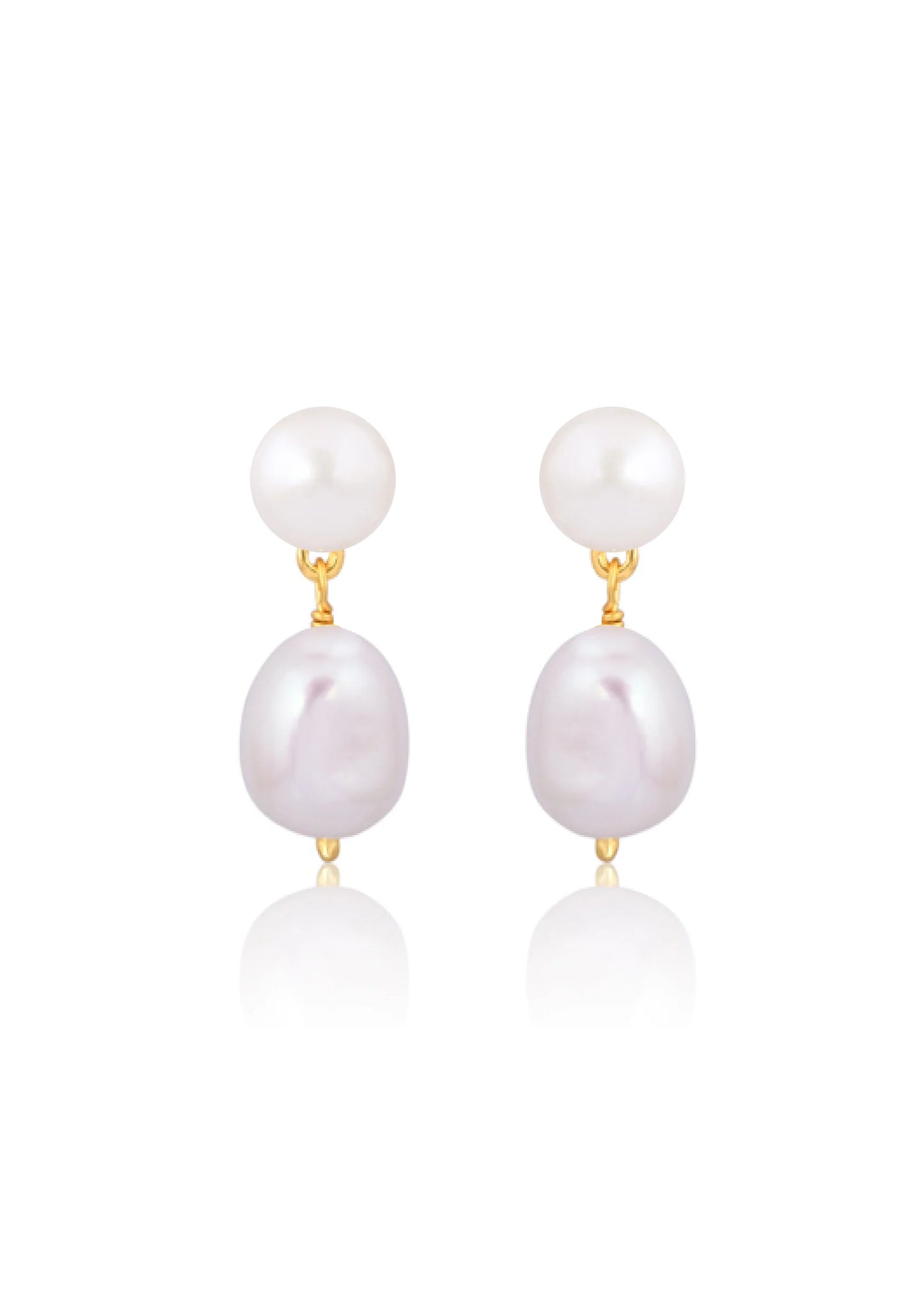 AUDREY BRIDAL EARRINGS 18K GOLD