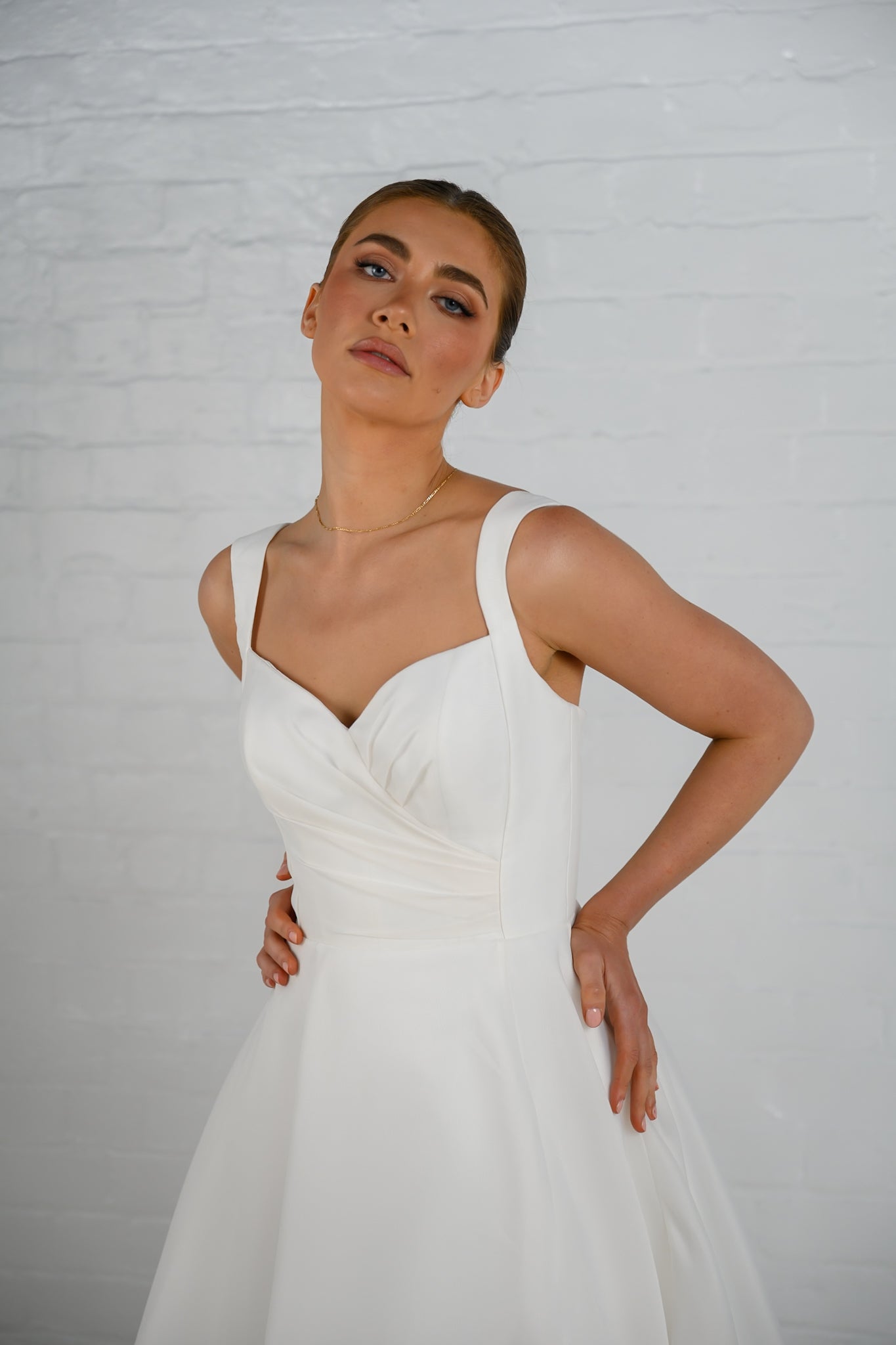 CHANTELLE gown - Organza A-LINE bridal gown by Ever after collection Miss Chloe 