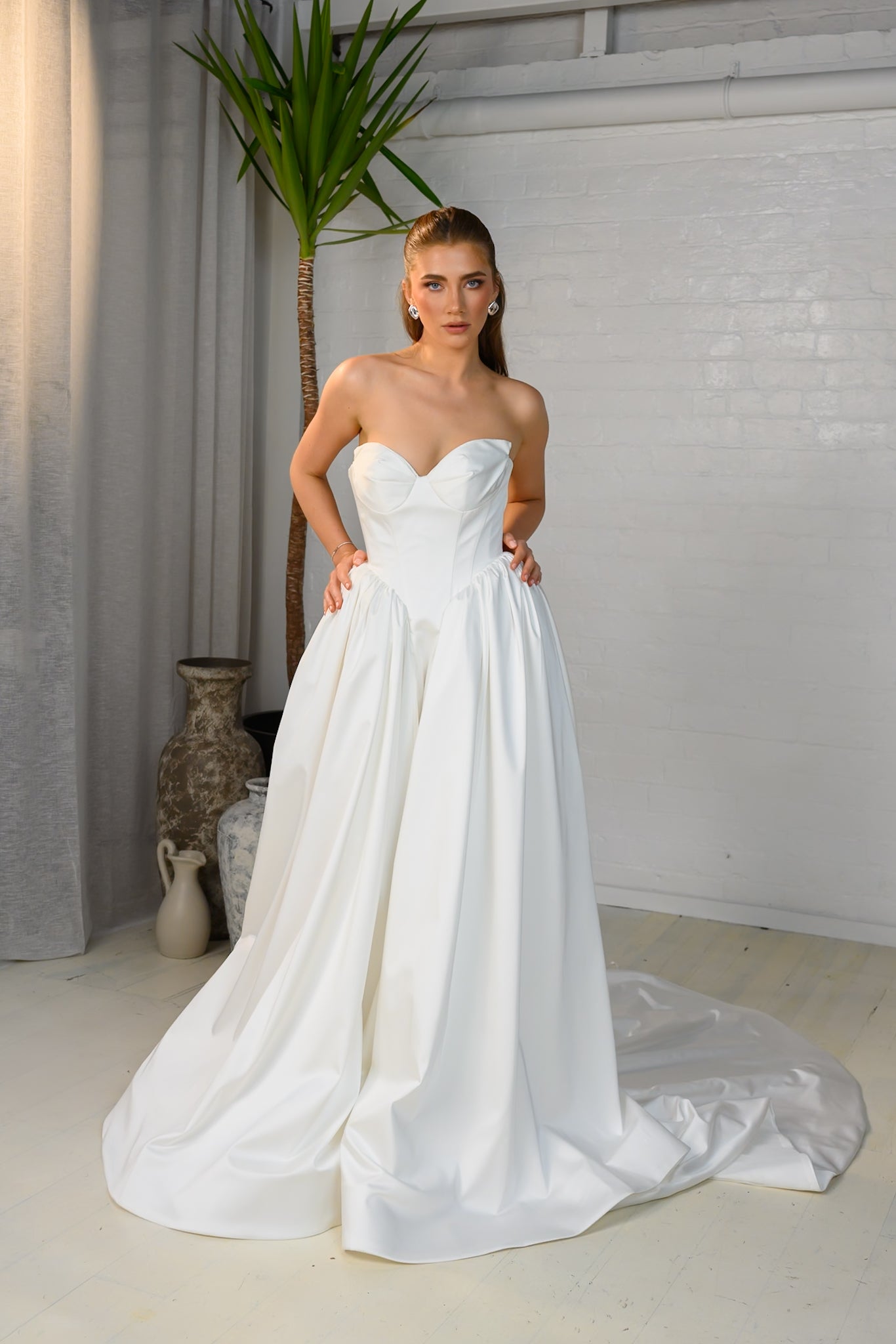CARMEN weding gown - A-LINE bridal dress by Ever After collection Miss Chloe 