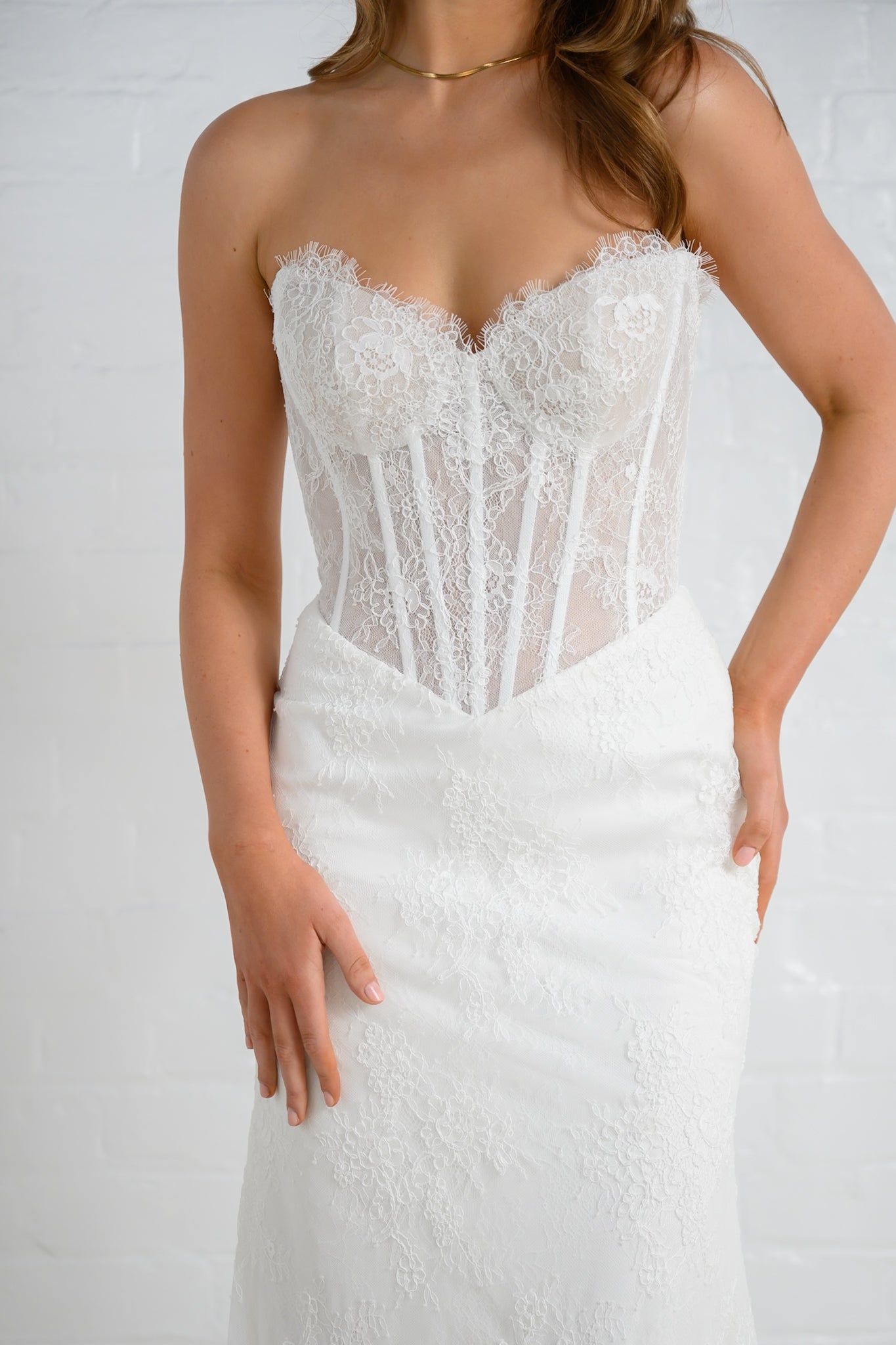 EDEN gown - Fitted LACE bridal gown by Ever after collection Miss Chloe 