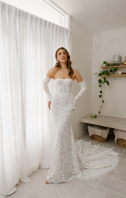 lace wedding dresses nz Lace Wedding Dress