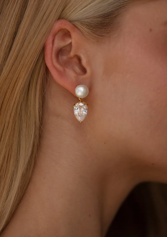 HARPER BRIDAL EARRINGS 18K GOLD