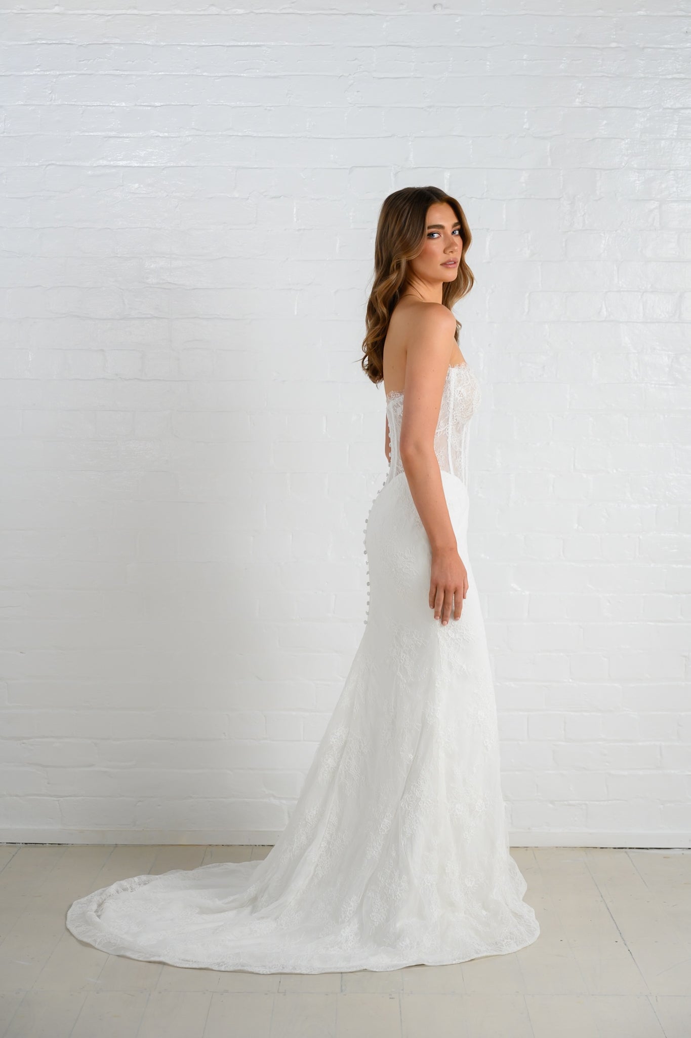 EDEN gown - Fitted LACE bridal gown by Ever after collection Miss Chloe 
