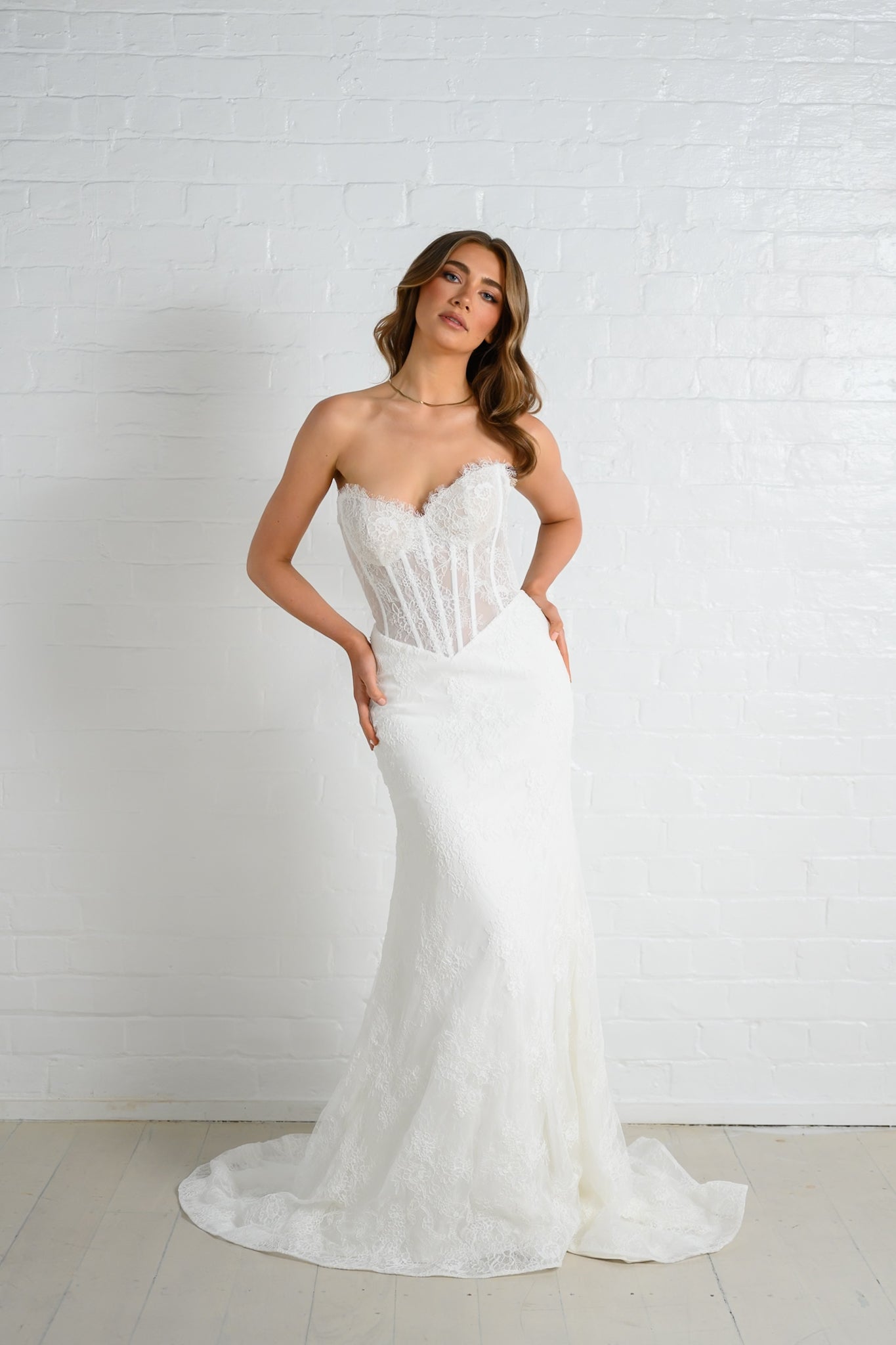 EDEN gown - Fitted LACE bridal gown by Ever after collection Miss Chloe 
