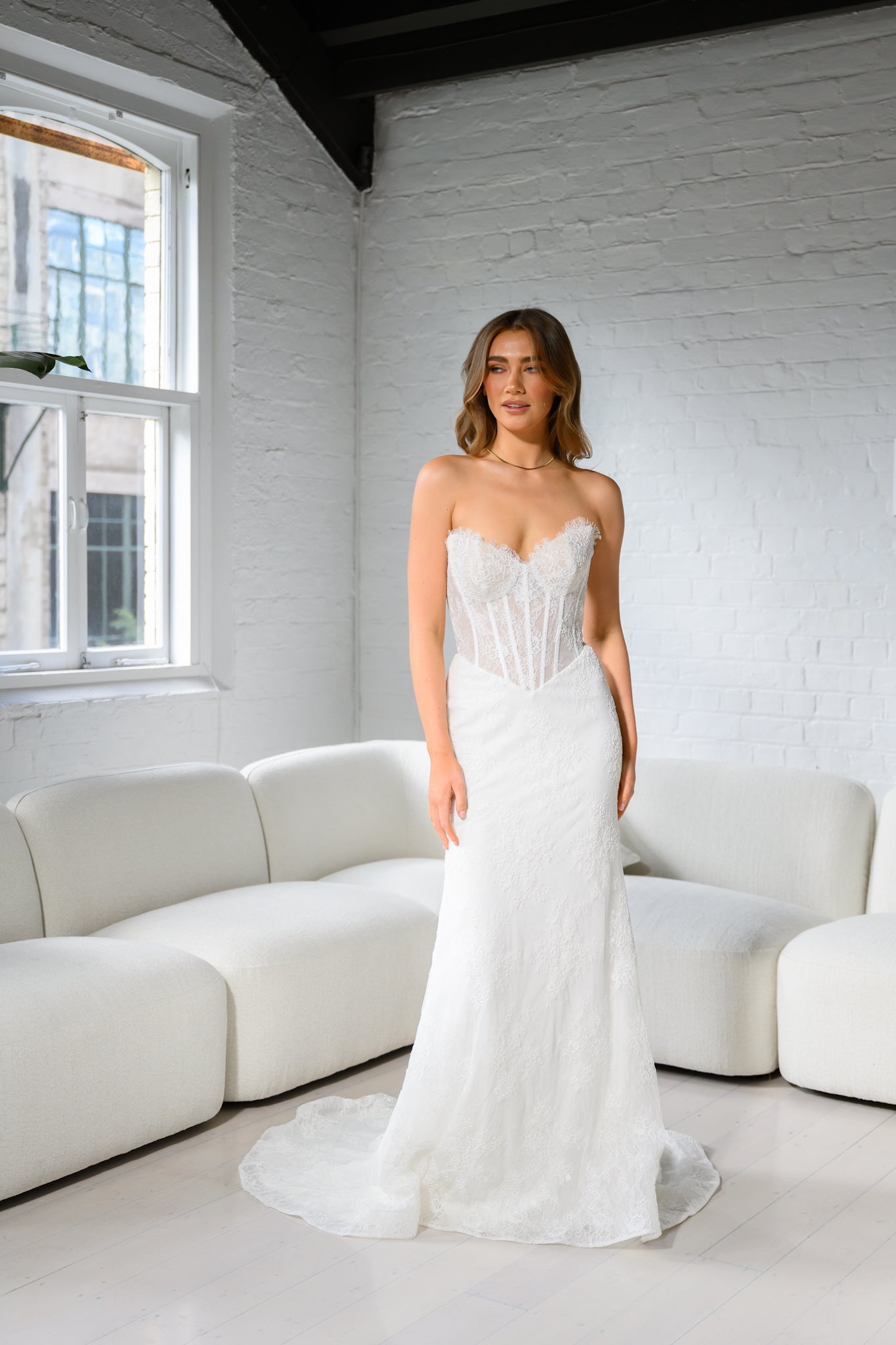 EDEN gown - Fitted LACE bridal gown by Ever after collection Miss Chloe 