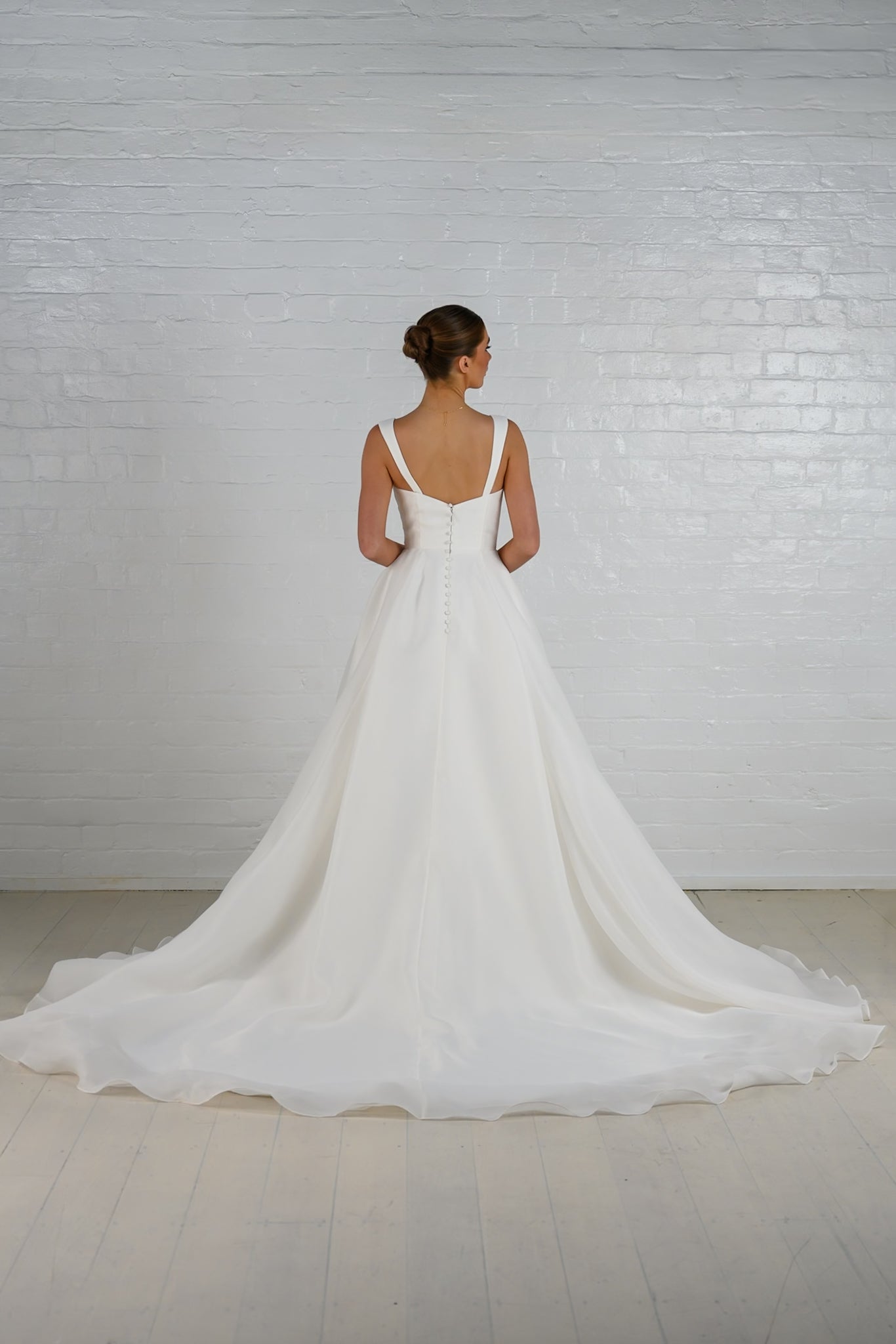 CHANTELLE gown - Organza A-LINE bridal gown by Ever after collection Miss Chloe 