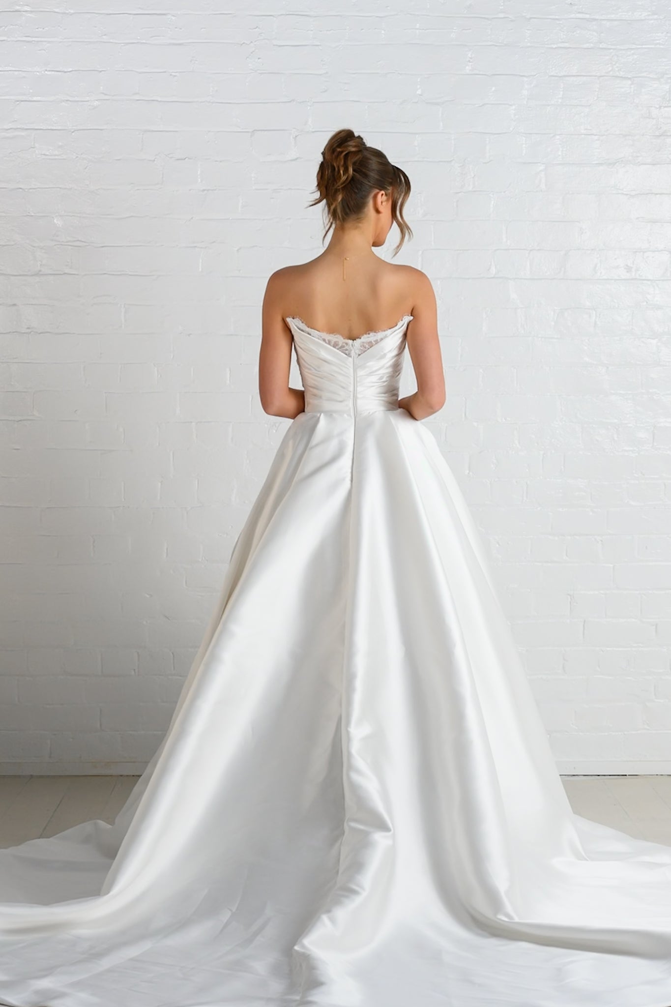 PARIS gown - Satin A-LINE bridal gown by Ever after collection Miss Chloe 