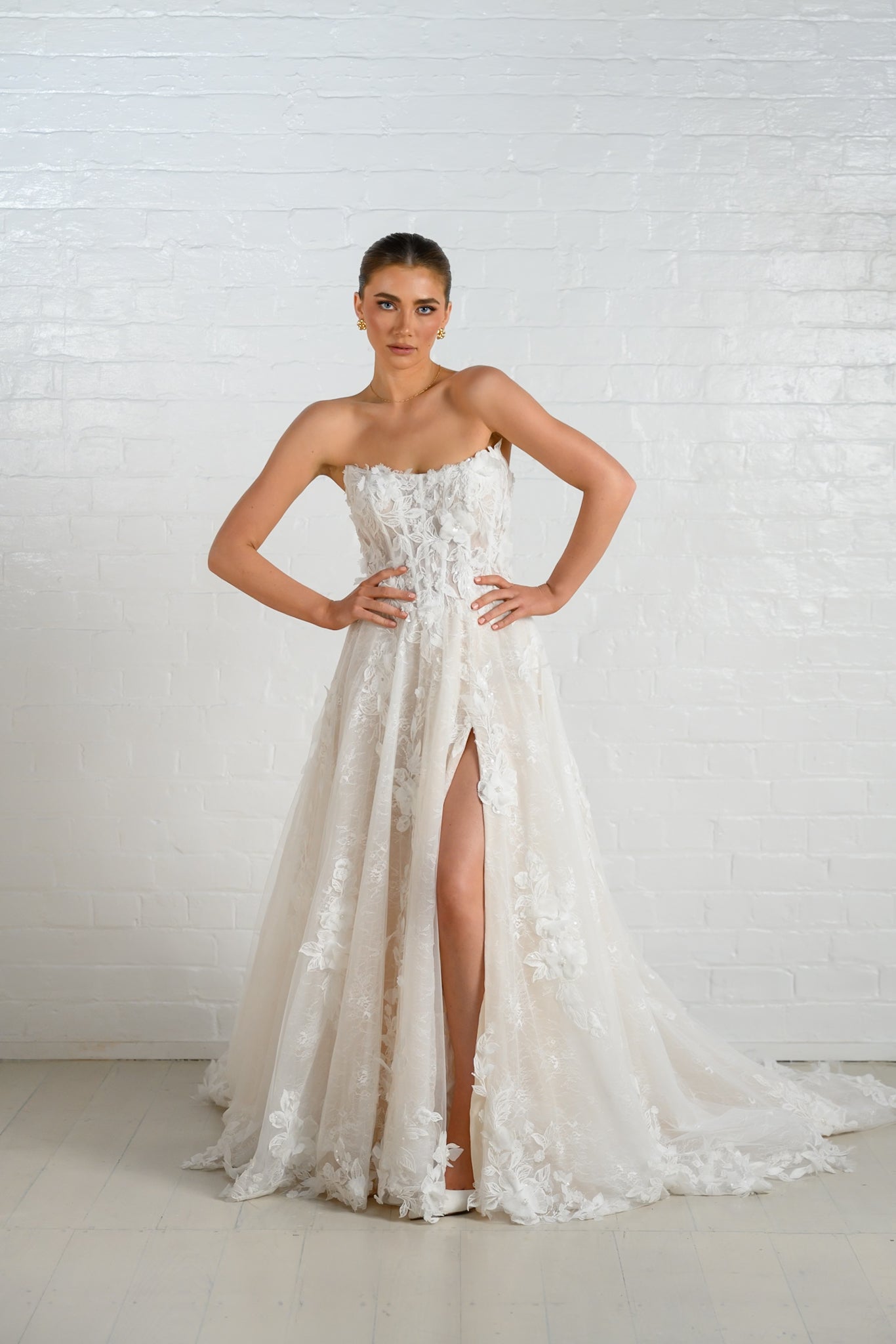 GRACE gown - Lace A-LINE bridal gown by Ever after collection Miss Chloe 