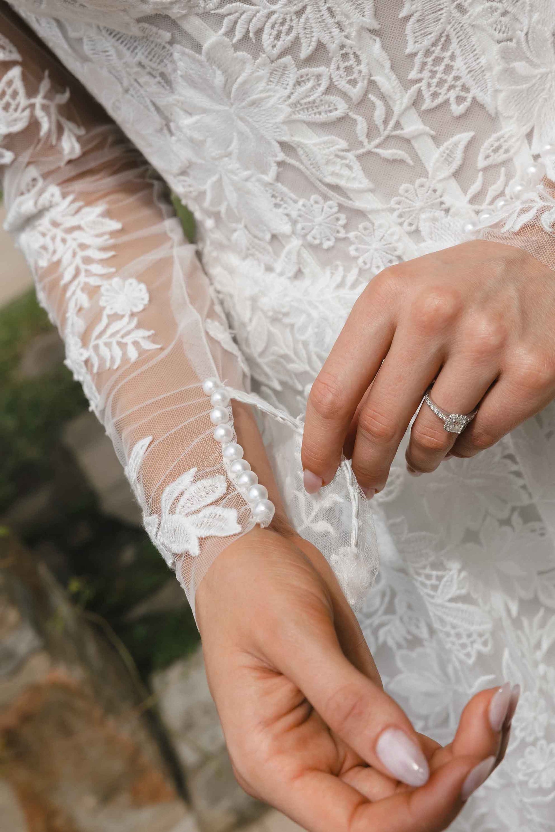 JENNA gown - Lace A-LINE bridal dress by Roselle collection Jessica Couture