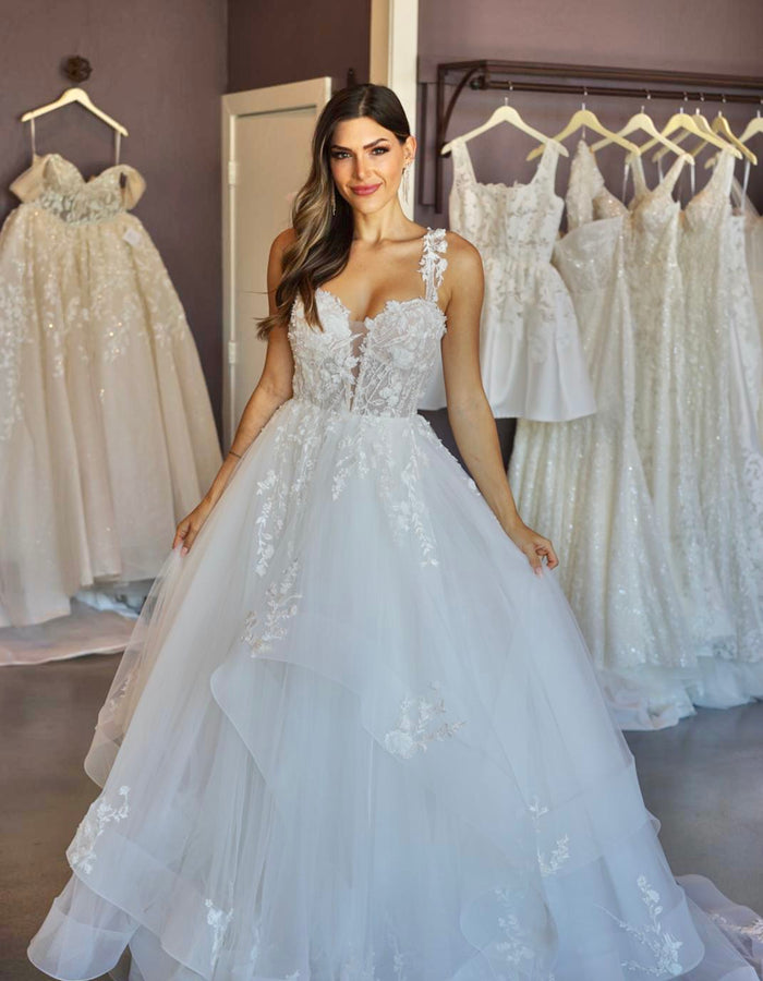 Princess Tulle Lace Wedding Dress | JESSICA COUTURE | TESS