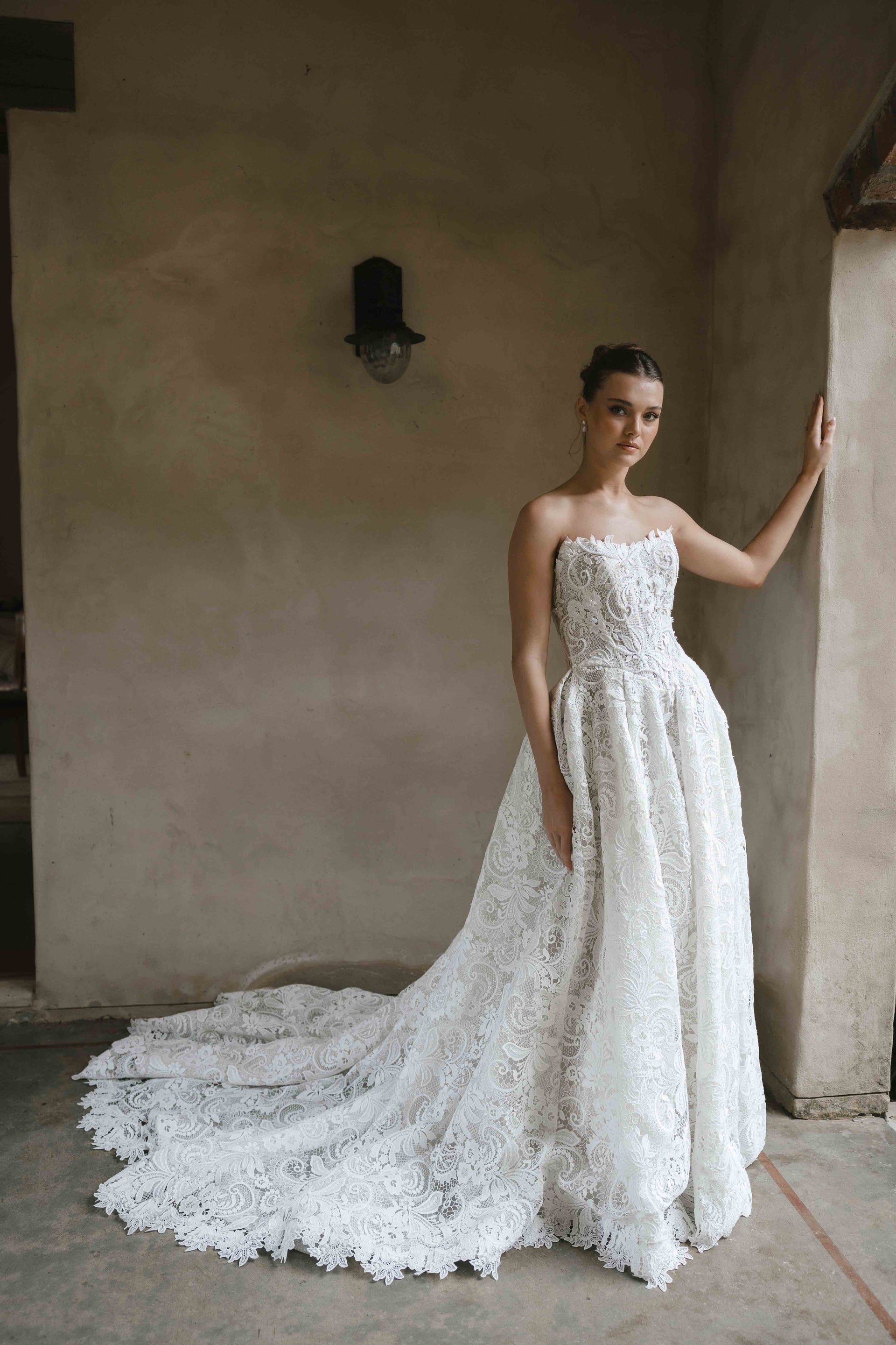 Vogue Wedding Gown by JESSICA COUTURE Roselle collection – Jessica