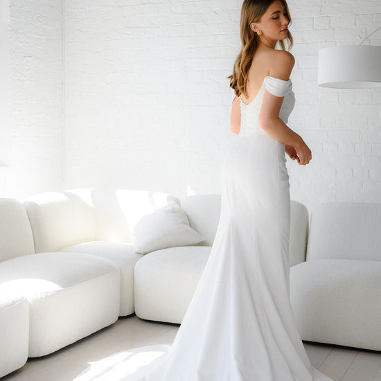 VIOLET gown - Lace FIT-N-FLARE bridal gown by Ever after collection Miss Chloe 