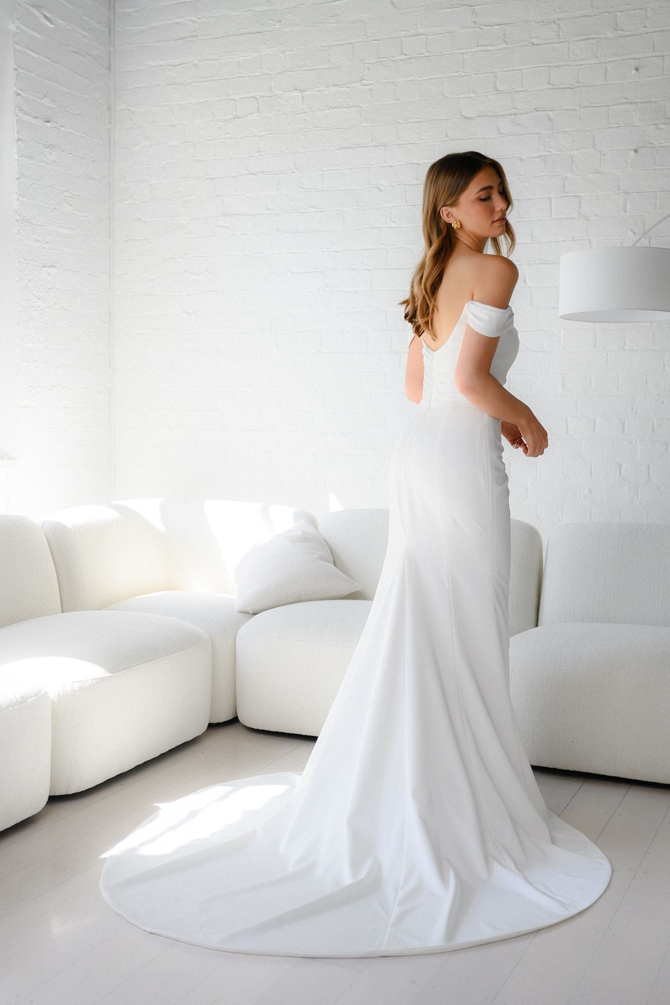 VIOLET gown - Lace FIT-N-FLARE bridal gown by Ever after collection Miss Chloe 