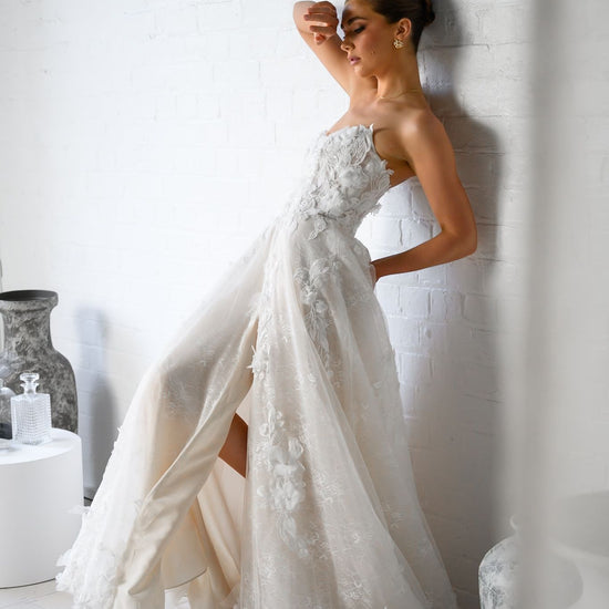 GRACE gown - Lace A-LINE bridal gown by Ever after collection Miss Chloe 