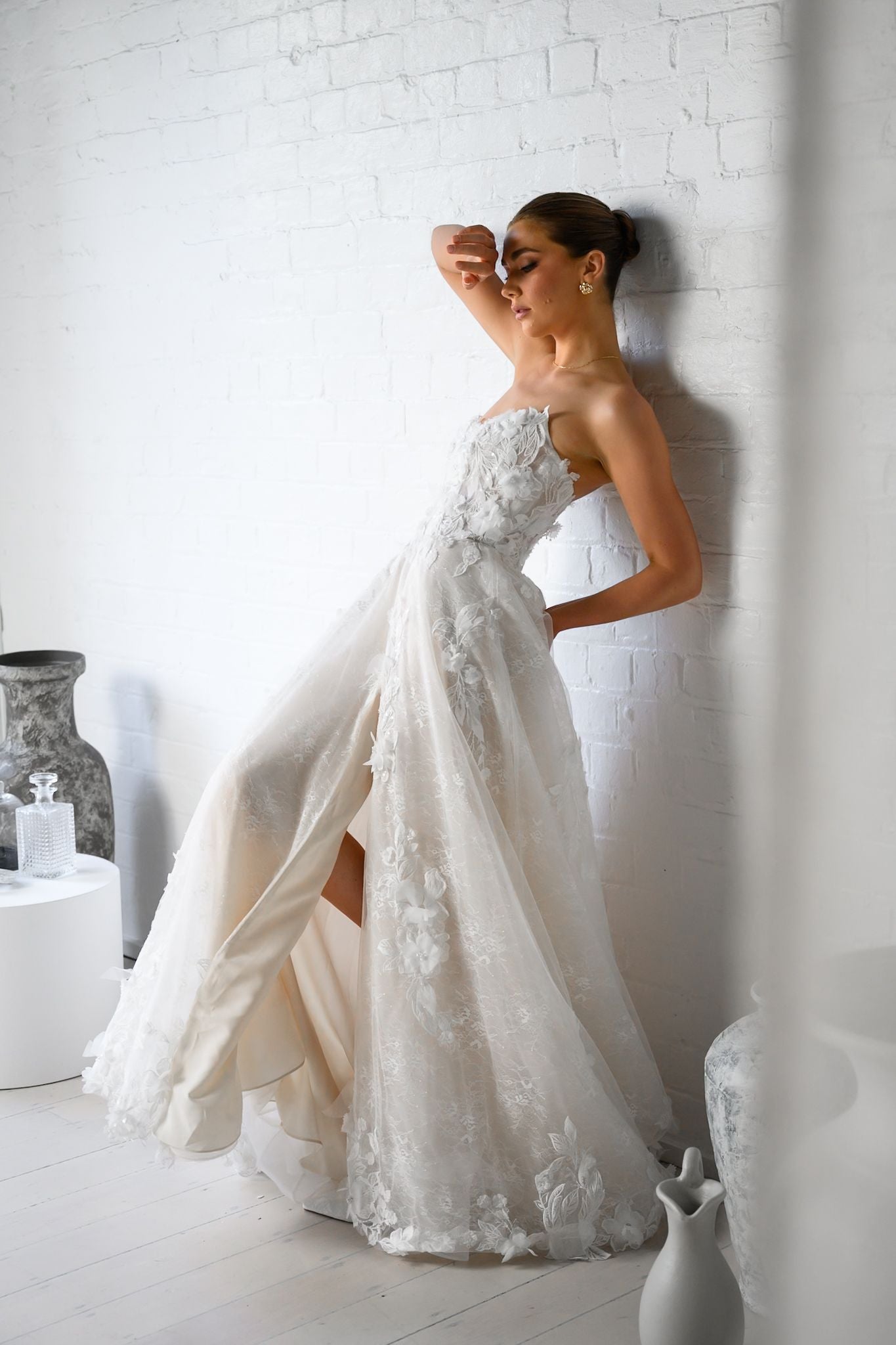 GRACE gown - Lace A-LINE bridal gown by Ever after collection Miss Chloe 