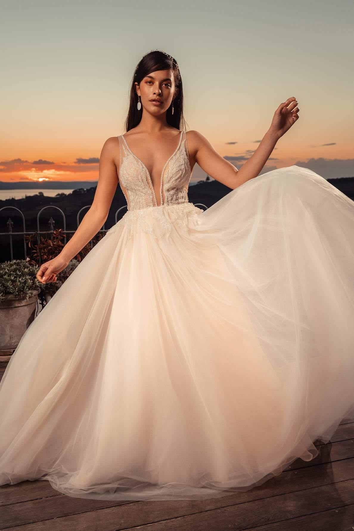 designer wedding dress copies Adria Blanche Bridal